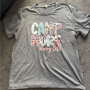 Gray Kids Camp More T-Shirt